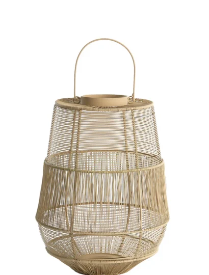 Kerzenhalter SEZELA Sand - Ø28x38cm